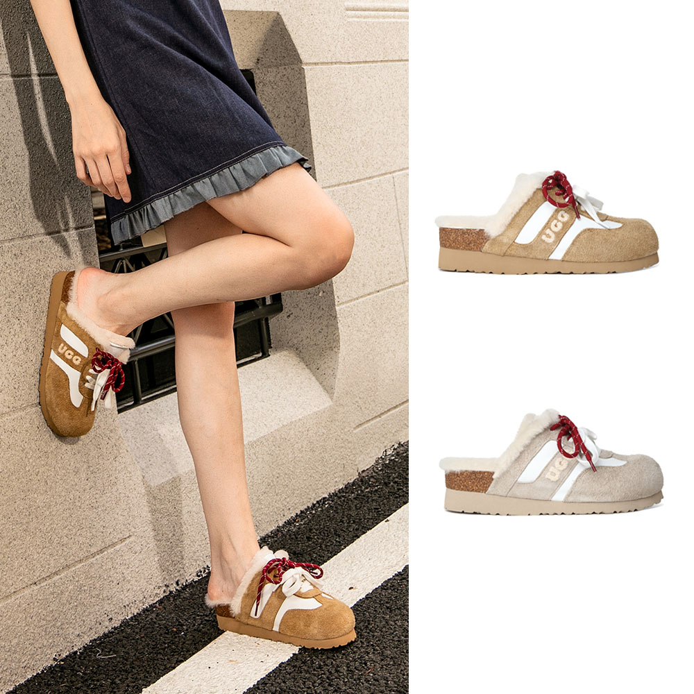 [무료배송] 호주정품 디케이 시어링 클로그 어그 슬리퍼 (굽 3.5cm) DK UGG DK169